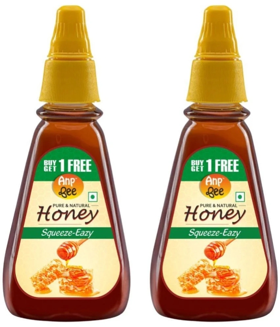 ANP BEE 100% Pure Natural Honey Easy Squeezy Pack 400 g Pack of 2