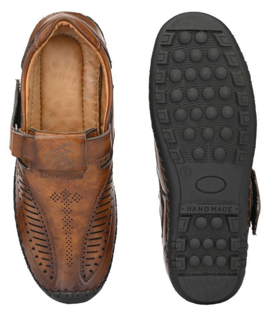 Bucik - Tan Mens Sandals - None