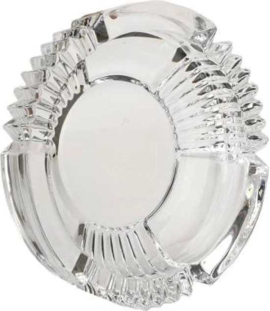 Somil Glass Ash Tray, Transparent, Pack Of 1, 240 ml - Transparent