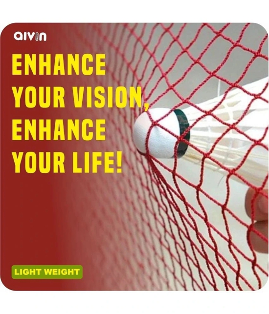 Aivin 6.1 .76 Nylon Red Badminton Net