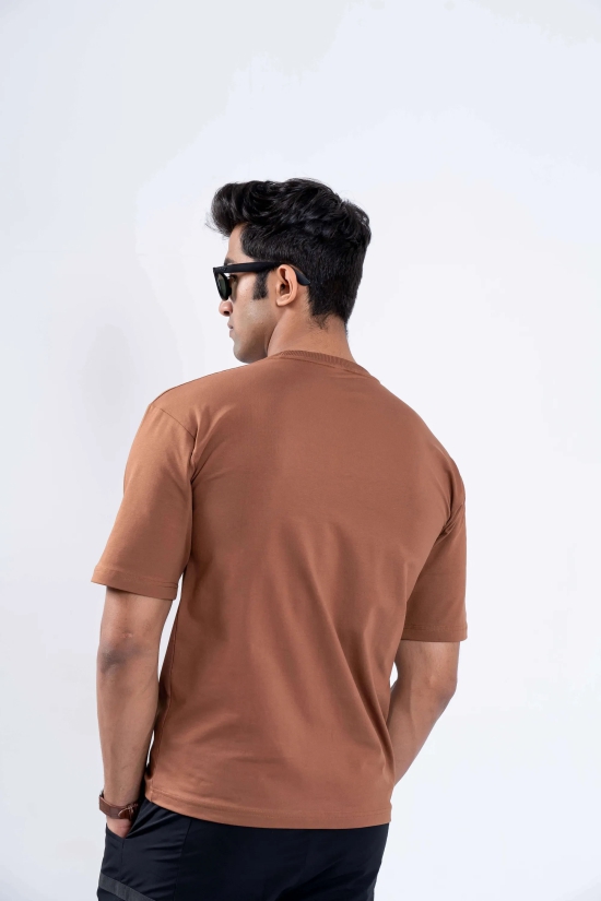 PureEssential Sepia Brown Tee-M