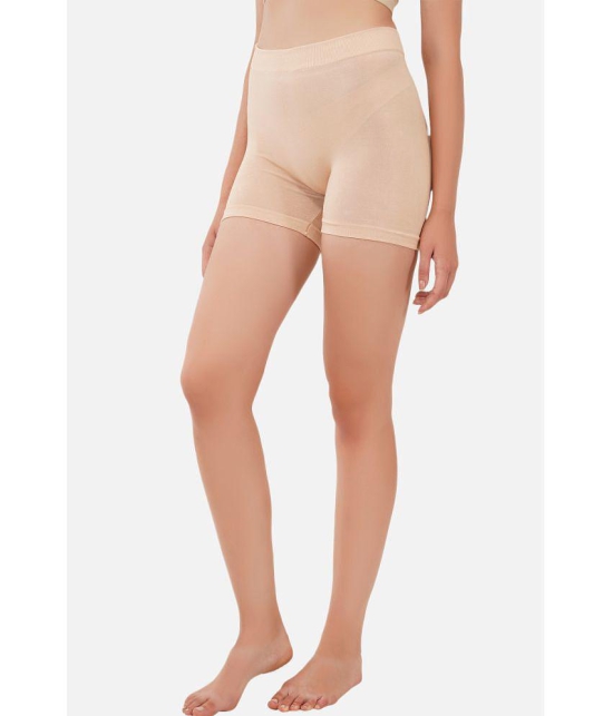 SELETA Cotton Capris - Beige Single - None