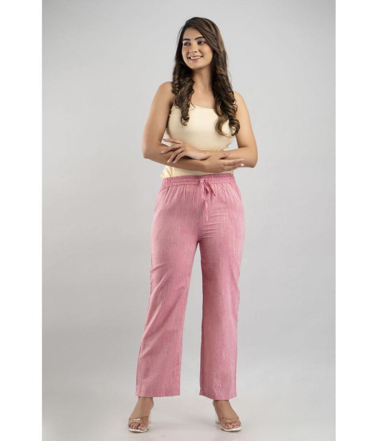 MAUKA - Pink Rayon Women's Palazzo ( Pack of 1 ) - None