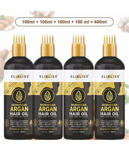 Elibliss Anti Hair Fall Argan Oil 400 ml ( Pack of 4 )