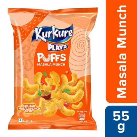 Kurkure Playz Puffs Masala Munch 52Gm