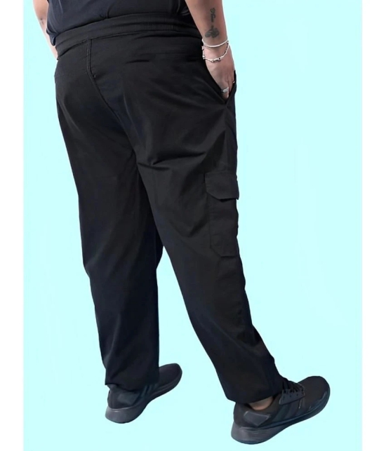 AKTIF Black Lycra Mens Trackpants ( Pack of 1 ) - None