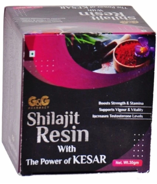 G&G Pharmacy  Shilajit Resin Form With Kesar Pack Of 1