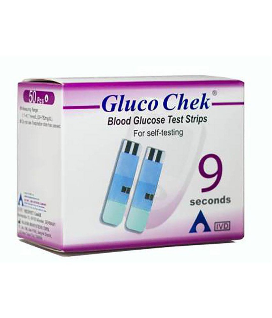 Glucochek 50 Test Strips No Code Chip Expiry March 2024