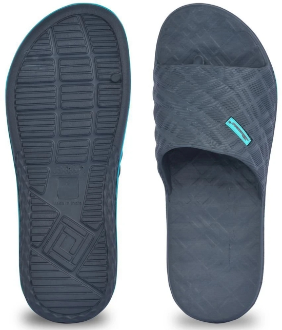 Paragon Grey Mens Slide Flip Flop - None