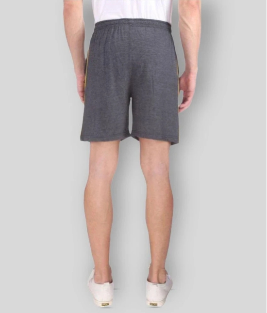 Neo Garments - Grey 100% Cotton Mens Shorts ( Pack of 1 ) - None