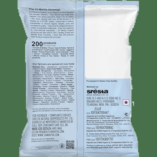 24 Mantra Organic Besan Flour, 500 gms