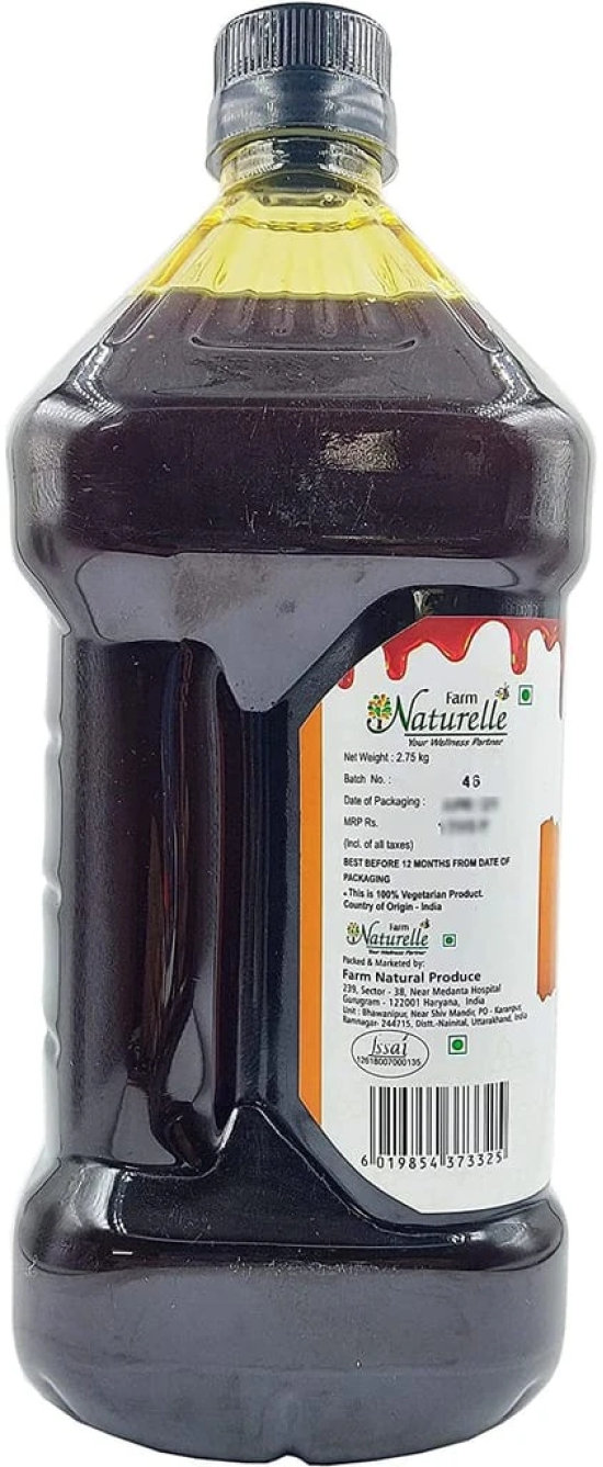 Farm Naturelle- 100% Pure Wild Berry Forest (Jungle) Honey | 2.75 Kg -Pet Bottle | Raw Natural Unprocessed - Unheated Honey | Lab Tested Honey.