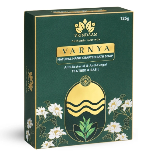 Varanya Tea Tree & Basil Soap 125 gm