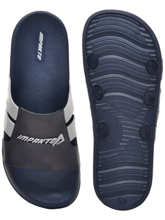 Impakto Blue Mens Slide Flip Flop - None