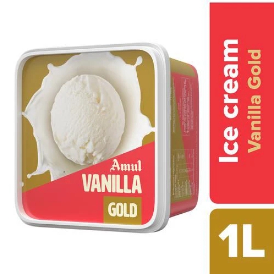 Amul Gold Vanilla Ice Cream, 1 Litre