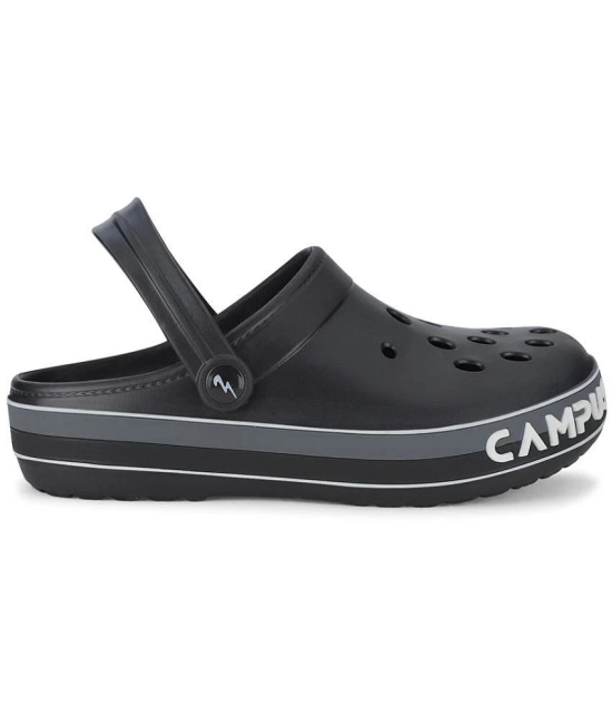 Campus - Black Mens Clogs - None