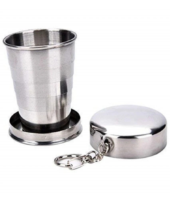 Keychain Multicolor Travel Collapsible Cup with Keychain - Multicolor