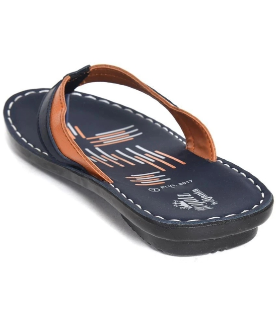 Ajanta - Blue Mens Thong Flip Flop - None