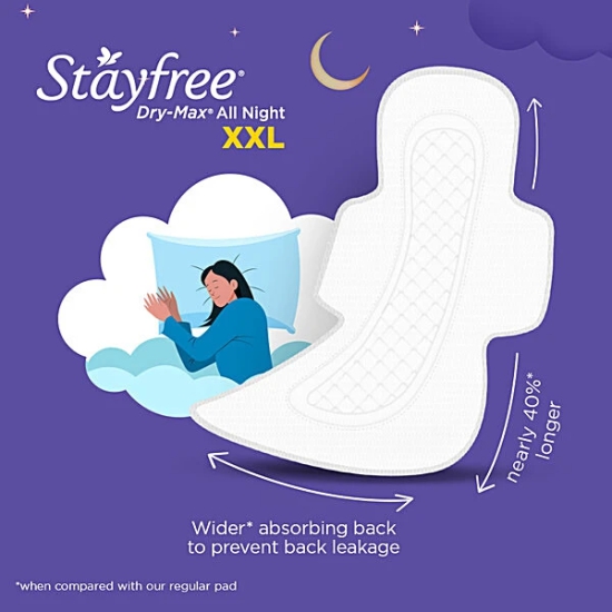 Stayfree Allnight Ultra Xl Wings 7Pads