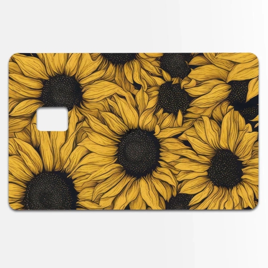 Sunflowers Credit Card Skin