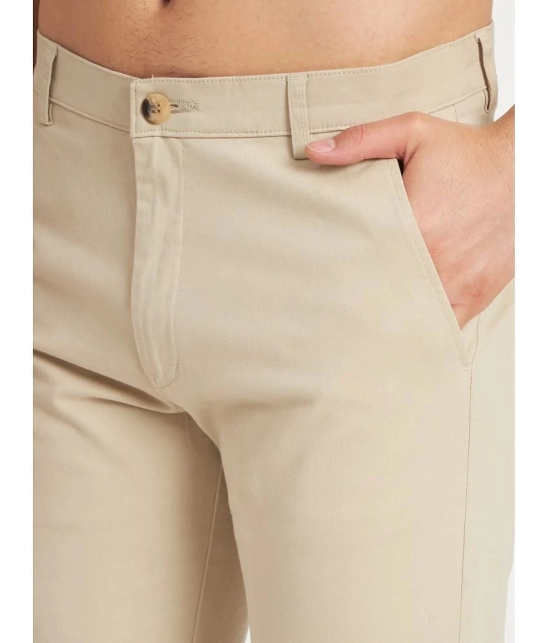 RAGZO Regular Flat Mens Chinos - Beige ( Pack of 1 ) - None