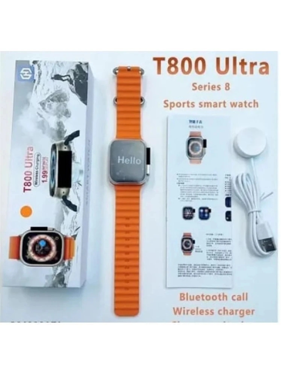 Shopic Point T800 Ultra smart watch Orange Smart Watch