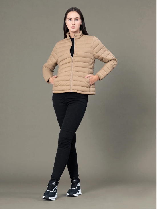 RedTape Stand Collar Padded Jacket for Women | Lightweight & Enhanced Comfort