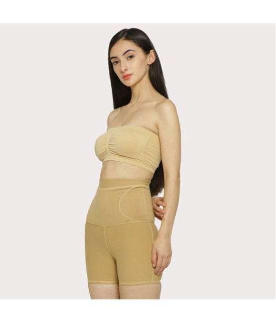 SELETA - Beige Shapewear Cotton Women's Tummy Tucker ( Pack of 1 ) - None