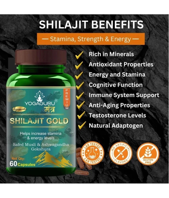 Pure Shilajit For Stamino, Power, Energy Enhance Capsule 65 no.s