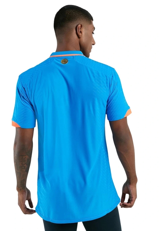 Official Adidas India Cricket ODI Jersey for Men: Breathable Performance Gear with Iconic Tiger Stripes (Colour - BLUE, Size - L) by Total Sporting And Fitness Solutions Pvt Ltd