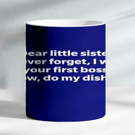 ForVano Gift for Sister on Her Birthday (1 pc Ceramic Coffee Mug)