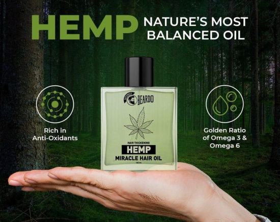 Beardo HEMP Styling Hair Oil For Men