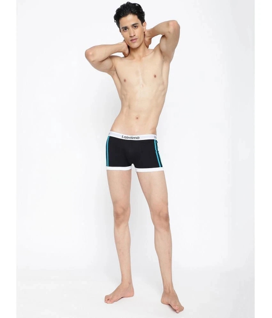 La Intimo Black Cotton Mens Trunks ( Pack of 1 ) - None