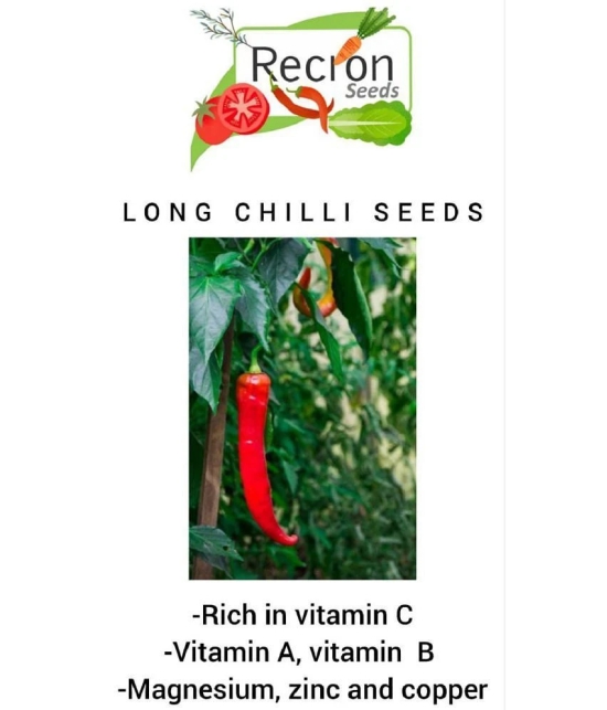 Recron Seeds - Chilli Vegetable ( 50 Seeds )