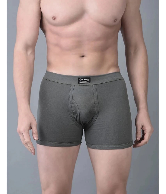 Pack of 2 Dollar Bigboss Assorted Solid Cotton Blend Men Trunk - None