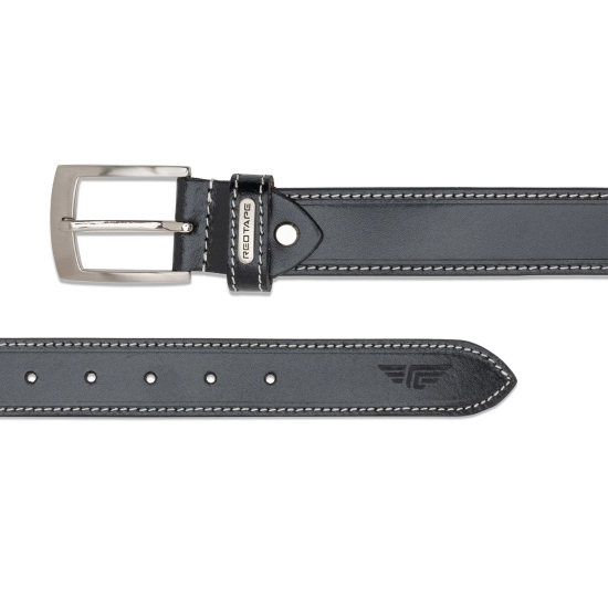 Red Tape Leather Belt For Men | Solid Leather Belt | Classic And Durable