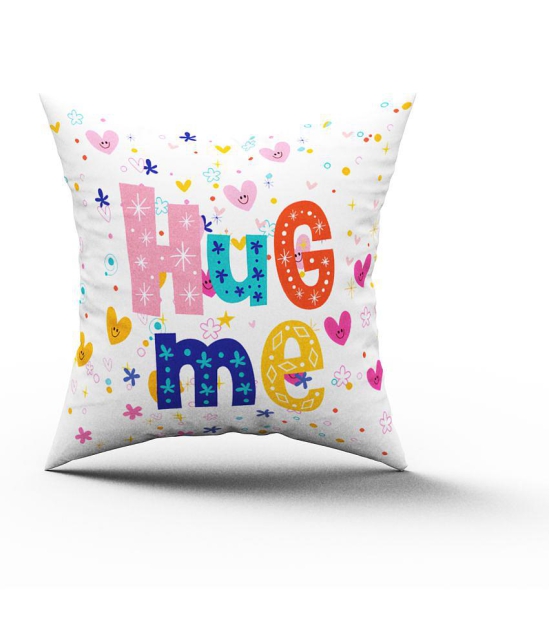 HOMETALES - Multicolor Polyester Gifting Printed Cushion