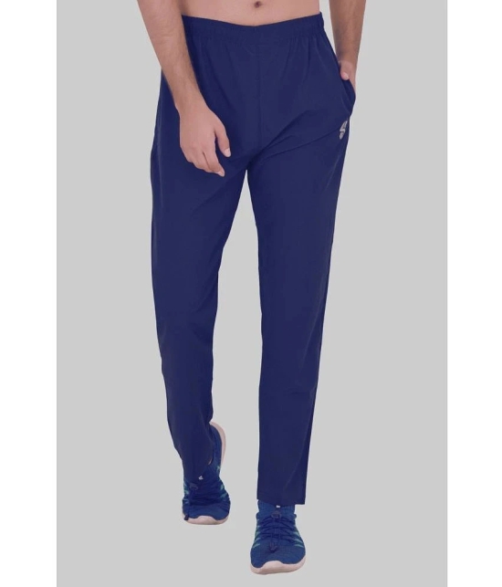 Forbro Navy Blue Polyester Mens Sports Trackpants ( Pack of 2 ) - None