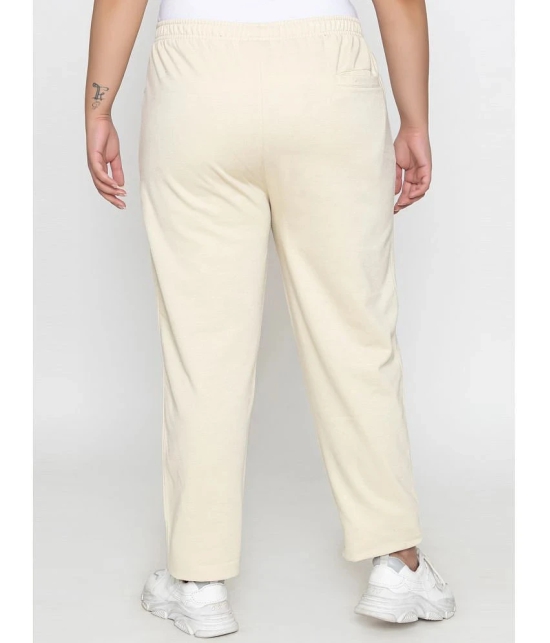 YHA - Beige Fleece Womens Running Trackpants ( Pack of 1 ) - None