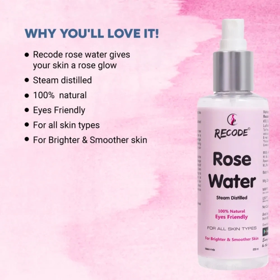 Recode Rose Water - 200 ML