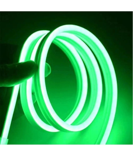 DAYBETTER Resin 5 meter Neon Rope Led Strip Light Pendant Green - Pack of 1