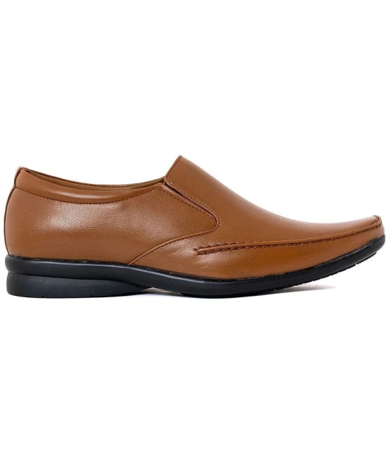 KHADIM - Brown Mens Slip On Formal Shoes - None