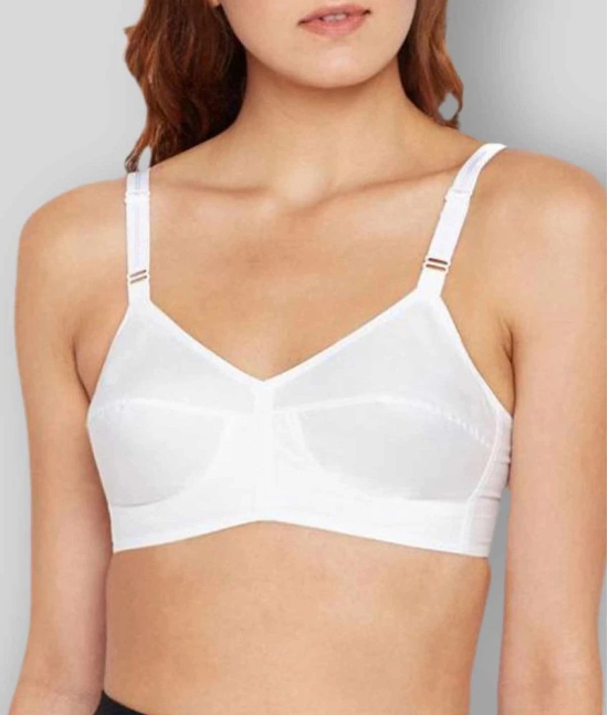 Bodycare Cotton T-Shirt Bra - White - 34C