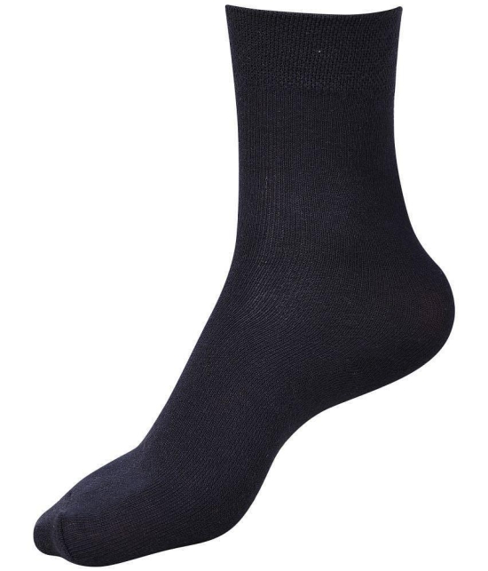 Dollar - Black Cotton Boys School Socks ( Pack of 3 ) - 11-12Years