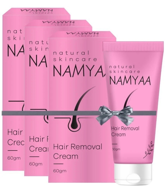 Namyaa Hair Removal Cream 180Gm &After Wax Serum Cream|For Bikini, Underarms, Legs|Pack Of 3