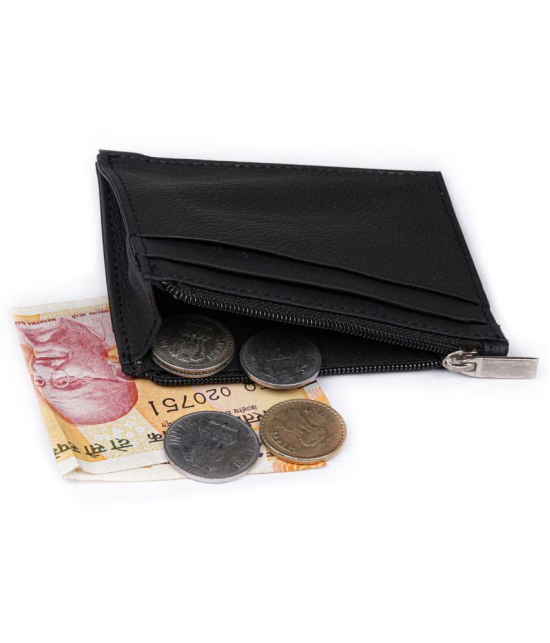 Tough - Leather Card Holder ( Pack of 1 ) - Black