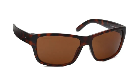 Brown Square Sunglasses for Unisex