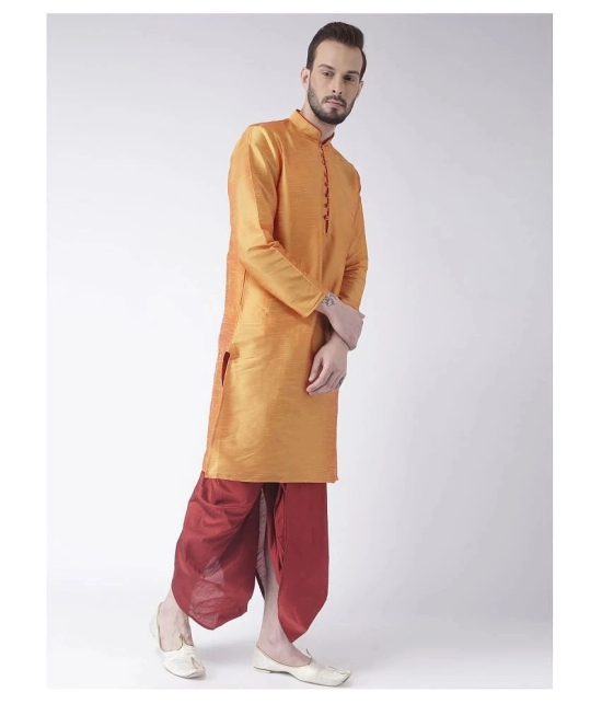 Hangup Multi Silk Blend Dhoti Kurta Set - None