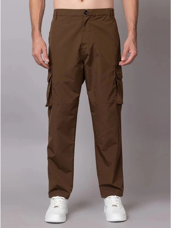 YHA Brown Polyester Mens Sports Trackpants ( Pack of 1 ) - None