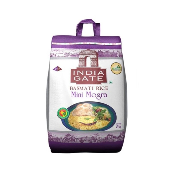 India Gate Mini Mogra Basmati Rice 5 Kg